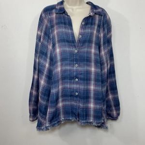 Free People Seeking Starlight Buttondown Shirt